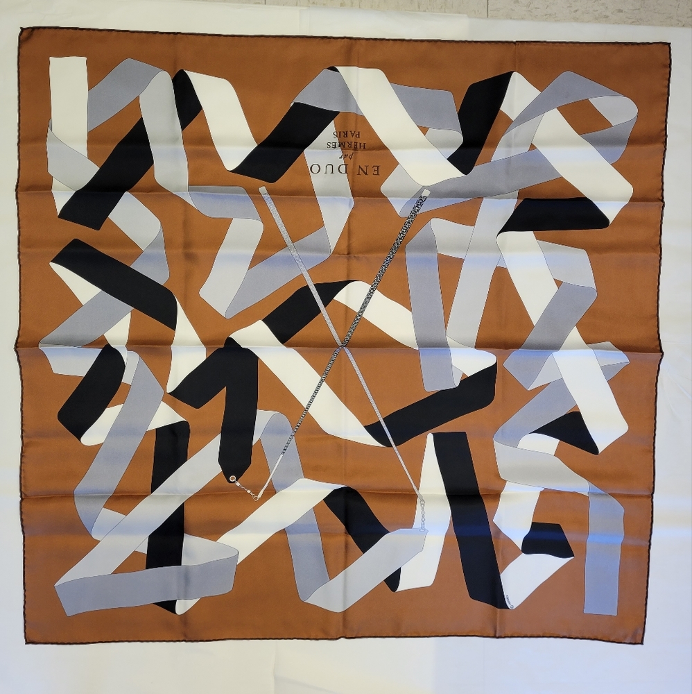 Authentic Hermes Silk Scarf